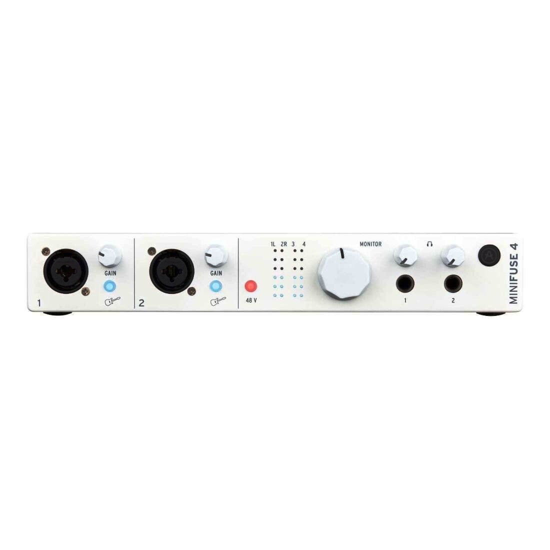 

Аудиоинтерфейс Arturia MiniFuse 4 настольный универсальный, белый