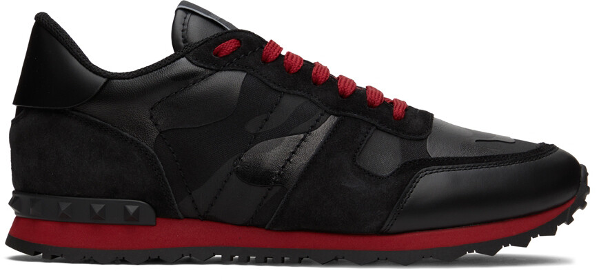 

Черные кроссовки Rockrunner Valentino Garavani