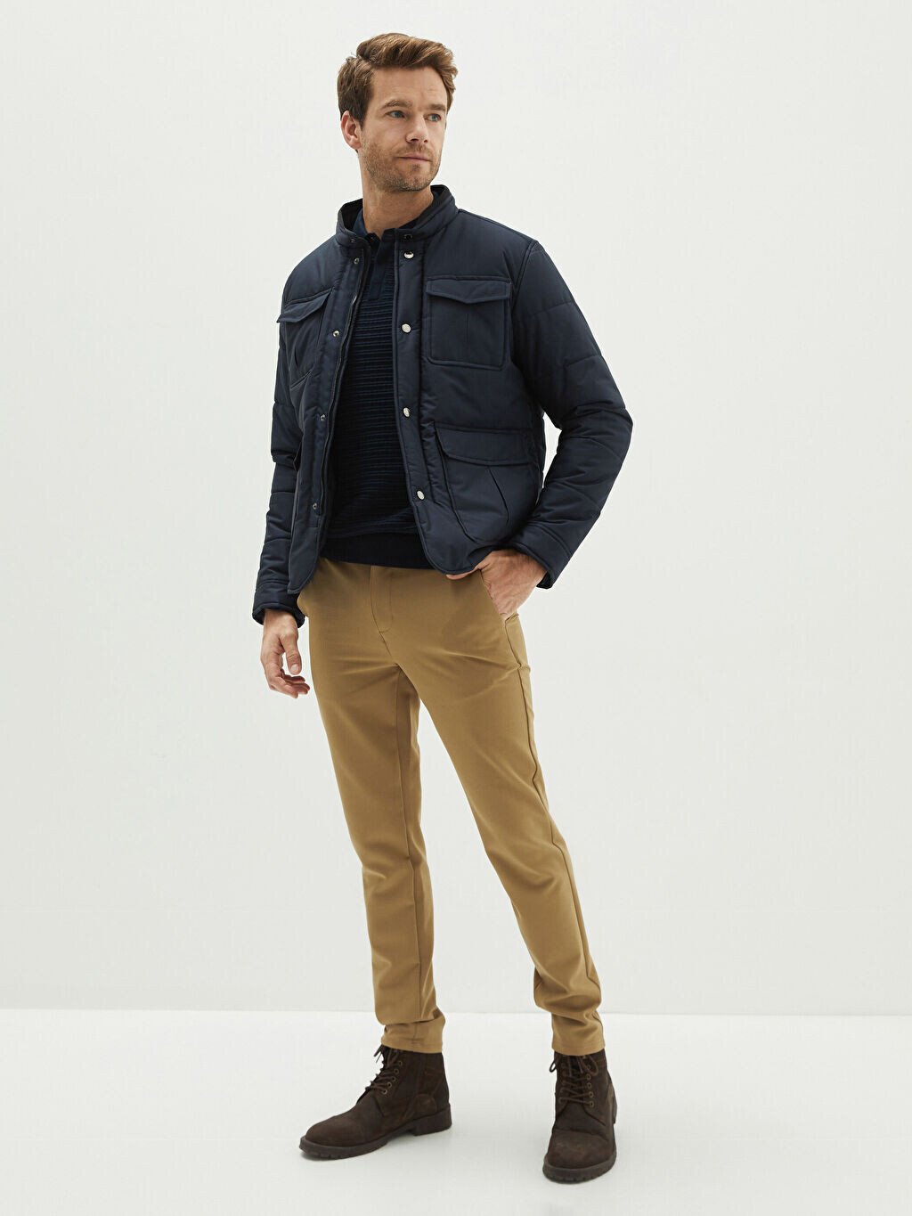 

Мужские брюки чинос Slim Fit LCWAIKIKI Classic, Коричневый