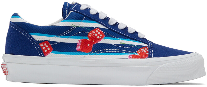 

Сине-белые кроссовки OG Old Skool LX Vans