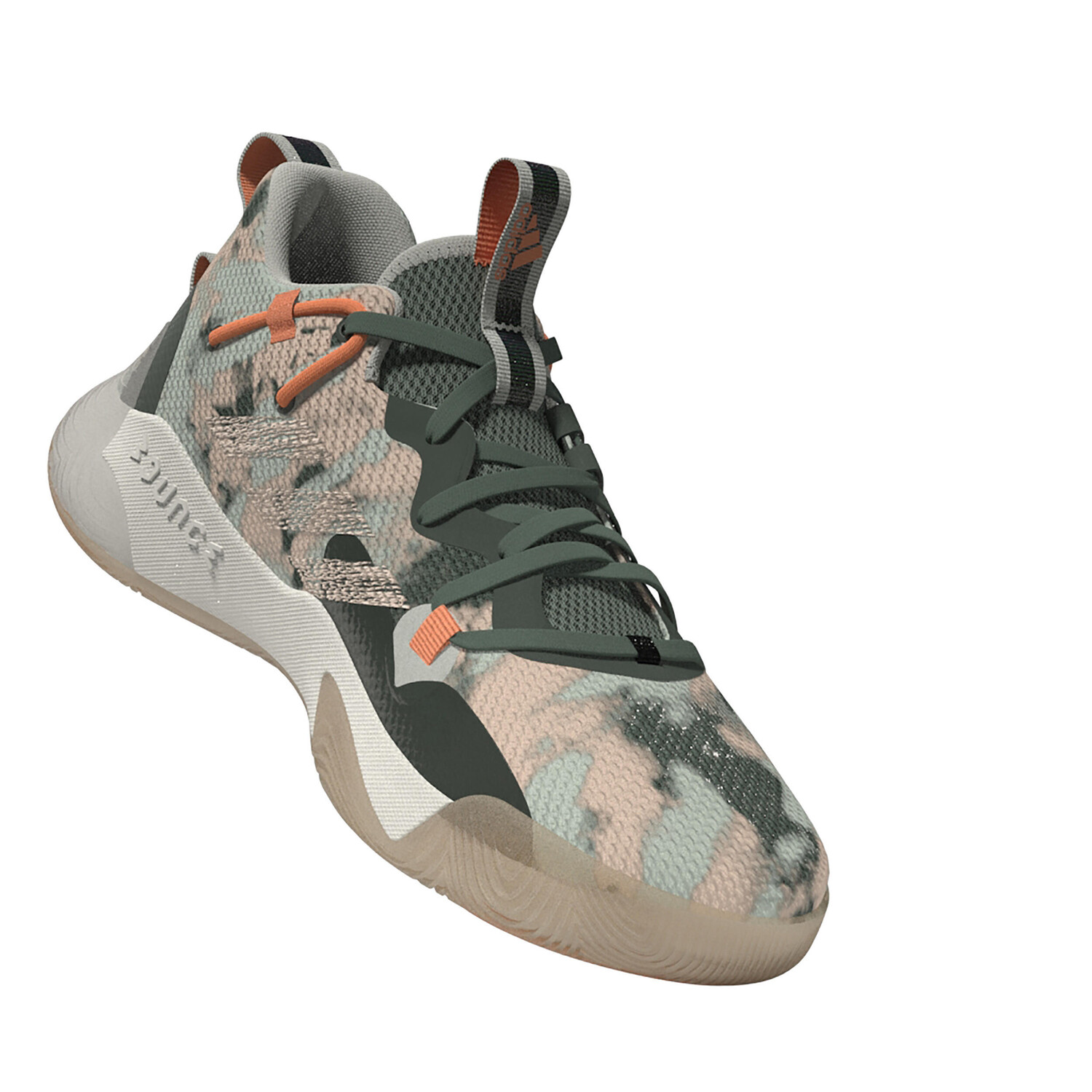 

Мужские баскетбольные кроссовки Harden Stepback 3 зеленый/оранжевый ADIDAS