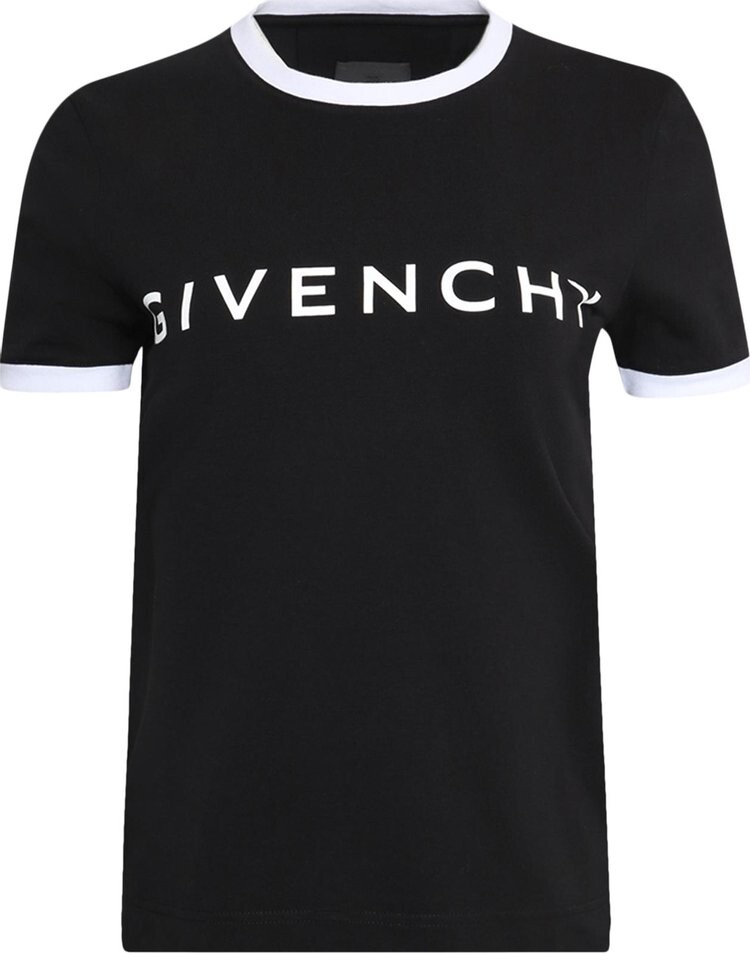 

Рубашка Givenchy Ringer Shirt 'Black', черный
