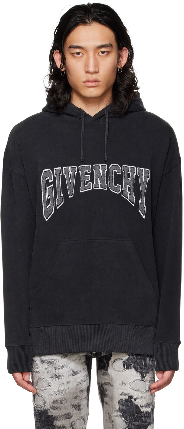 

Худи черного цвета с нашивками Givenchy, Черный
