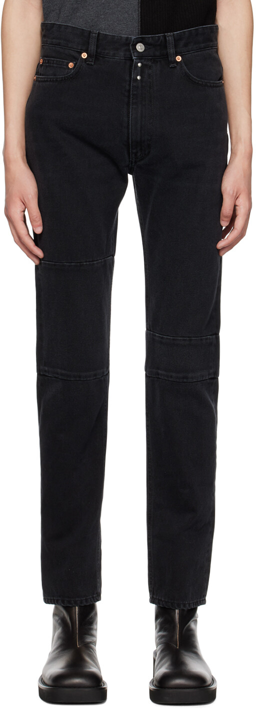 

Черные зауженные джинсы MM6 Maison Margiela