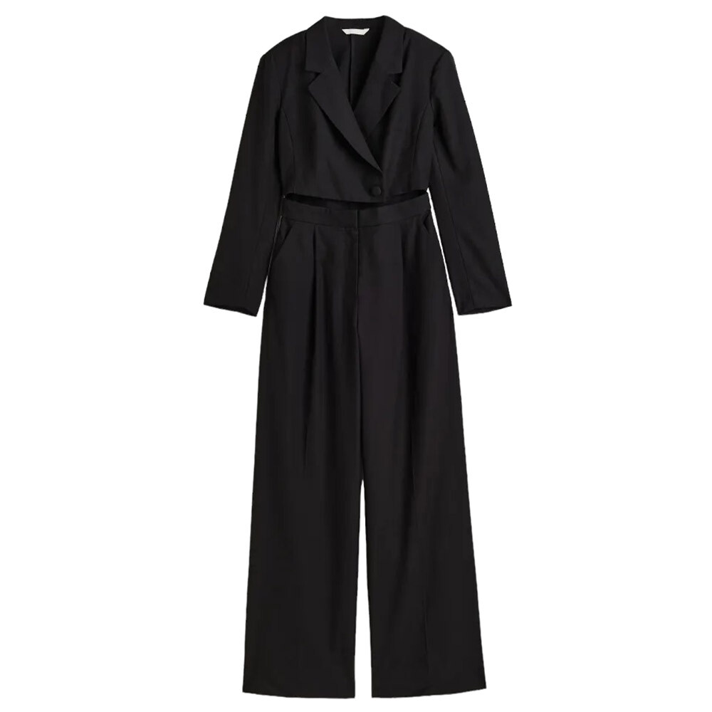 

Комбинезон H&M Cut-out Blazer-style, черный