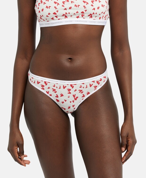 

Стринги, упаковка 2 шт. Calvin Klein Underwear, серо-коричневый