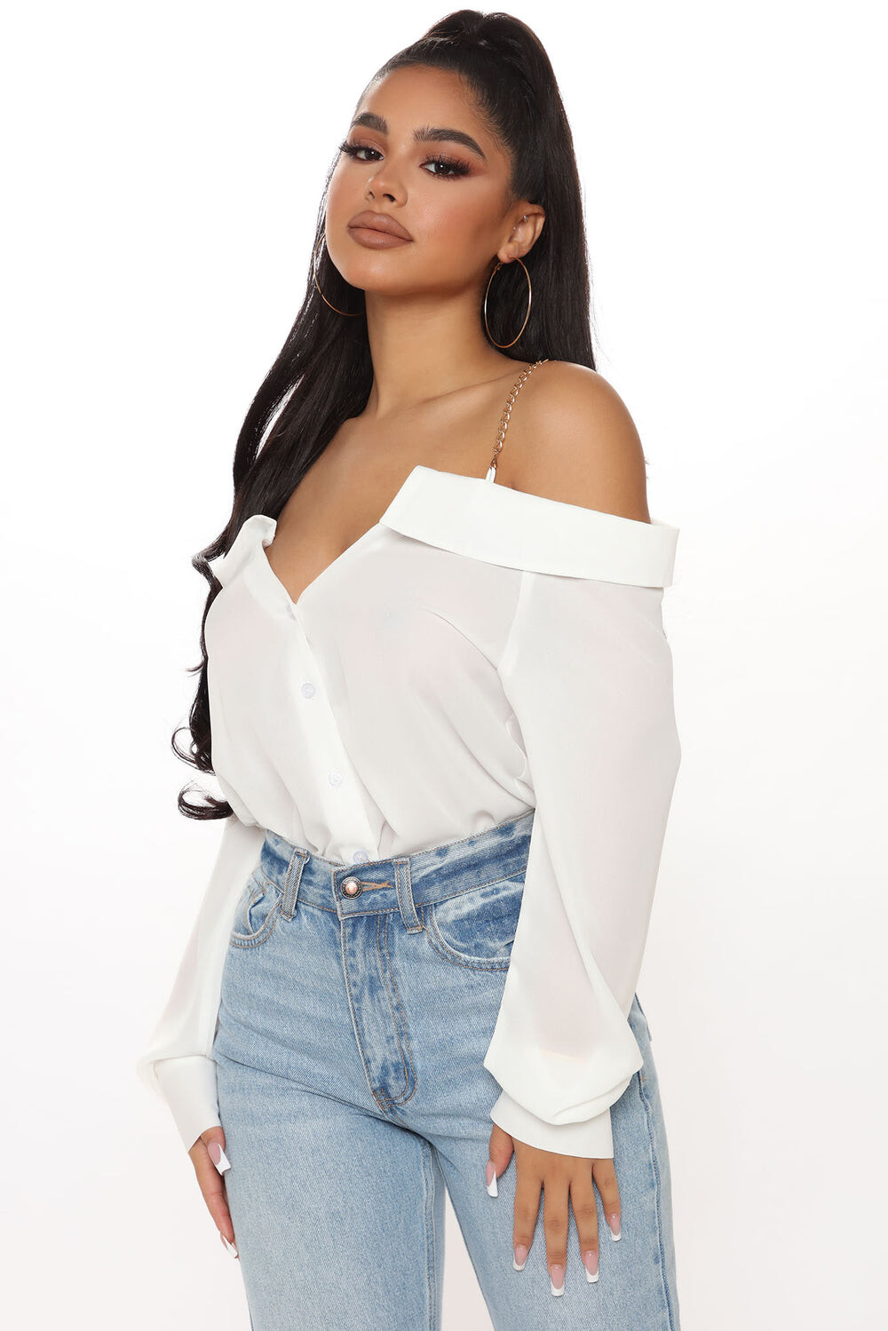 

Топ Fashion Nova LT35281, слоновая кость