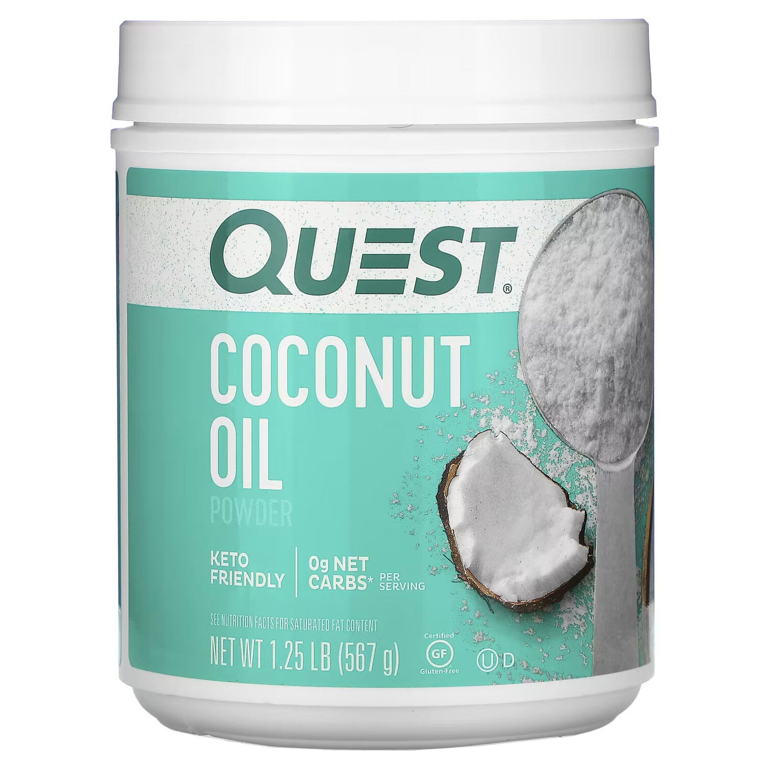 

Quest Nutrition, порошок из кокосового масла, 567 г (1,25 фунта)