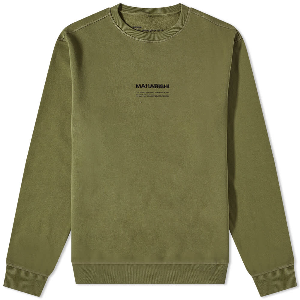 

Джемпер Maharishi Classic MILTYPE Crew Sweat, Серый