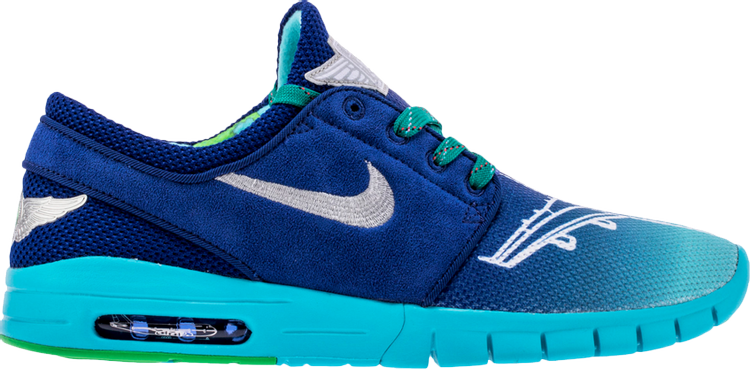 Кроссовки Nike SB Stefan Janoski Max 'Doernbecher', синий - фото