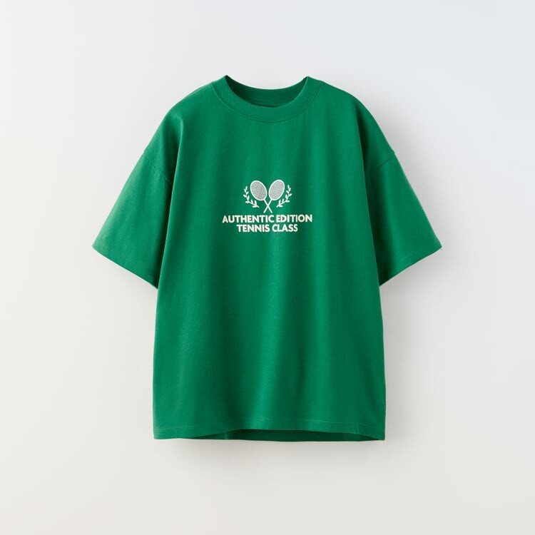 

Футболка Zara Tennis, зеленый