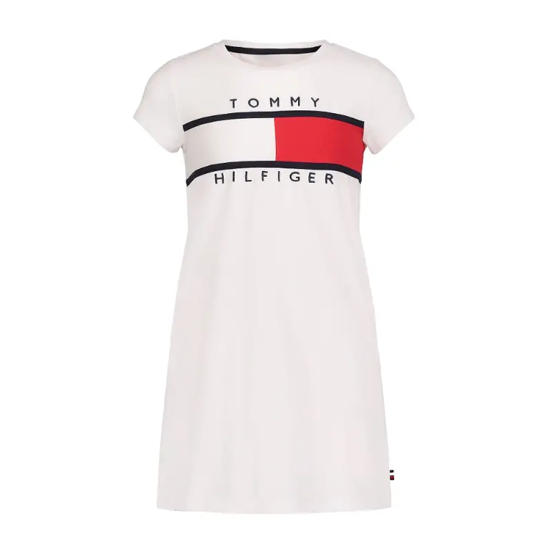 

Платье-футболка Tommy Hilfiger Kids' Flag, белый