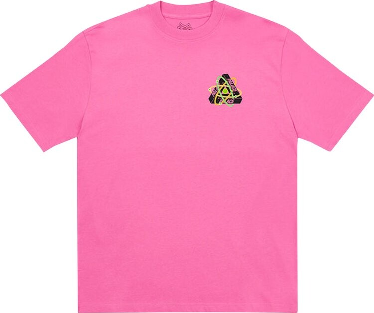 

Футболка Palace Tri-Atom T-Shirt 'Pink', розовый