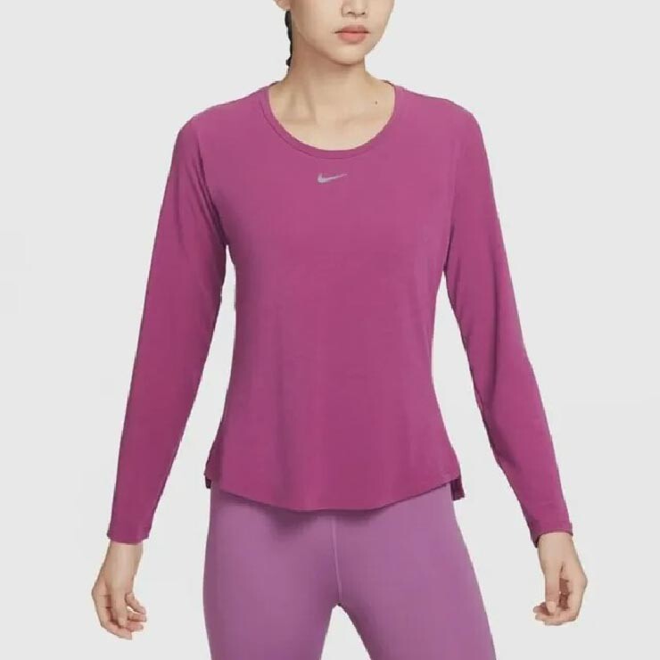 

Лонгслив Nike Dri-FIT One Luxe Women's Standard F, сиреневый, Фиолетовый