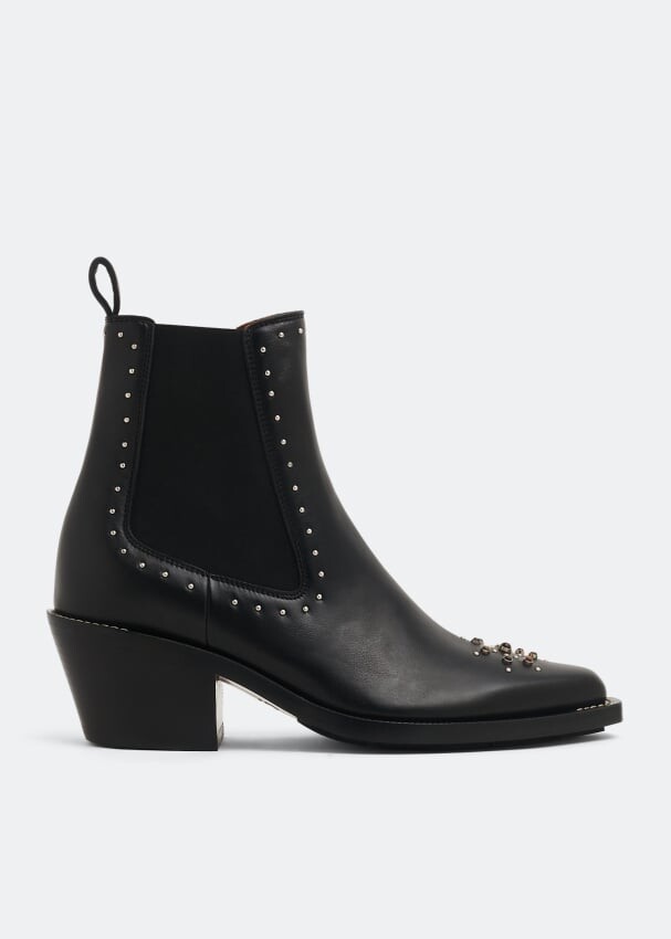 

Ботинки CHLOÉ Nellie Texan ankle boots, черный