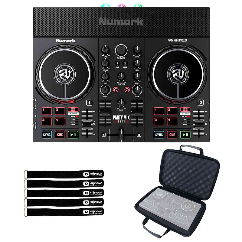 

Numark Party Mix Live Встроенное световое шоу и динамики DJ-контроллер с чехлом Numark Party Mix Live Built In Light Show & Speakers DJ Controller w Case
