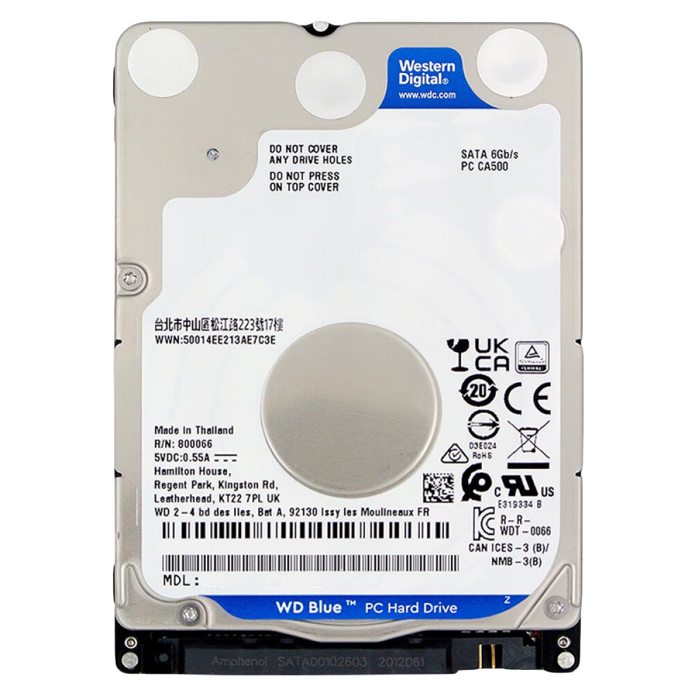 цена Внутренний жесткий диск Western Digital WD Blue PC Mobile, WD10SPZX, 1Тб
