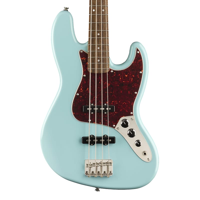 Squier Classic Vibe 60's Jazz Bass Laurel Fingerboard Daphne Blue - фото