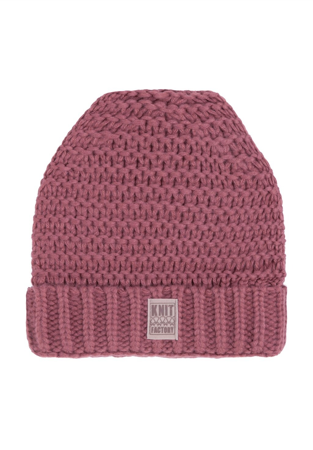 

Шапка ALEX Knit Factory, цвет stone red