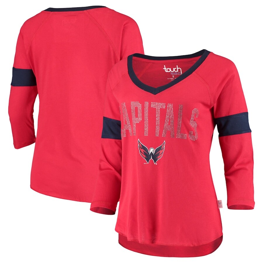 

Футболка с длинным рукавом Touch Washington Capitals, красный