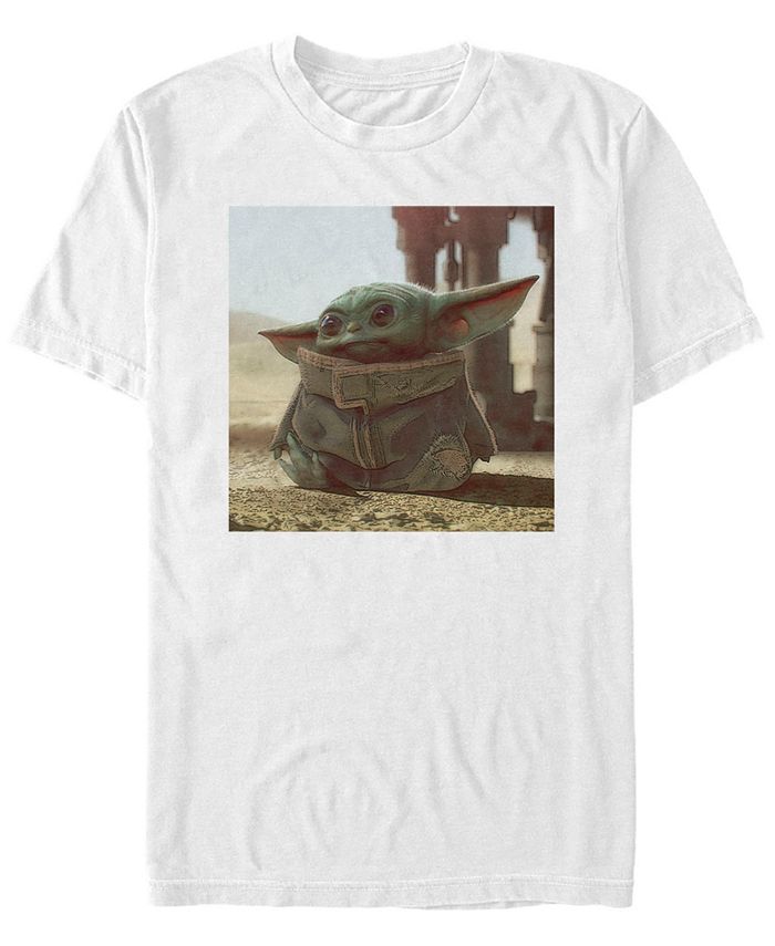 Мужская футболка с короткими рукавами и изображением фильма «Звездные войны: Мандалорец, ребенок» Fifth Sun, белый