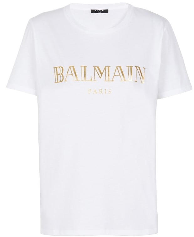 

Футболка Balmain, золотой