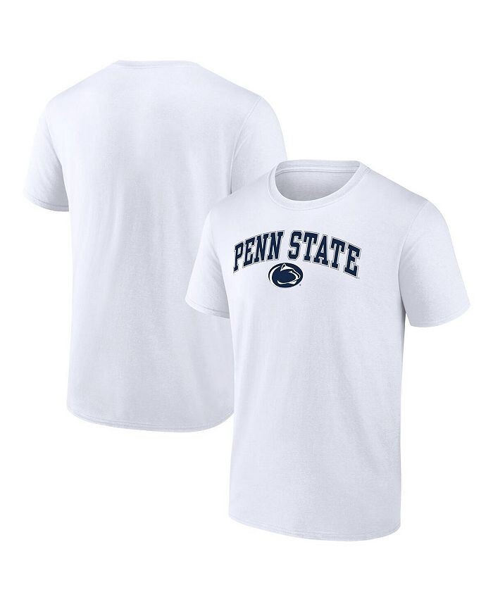 

Мужская белая футболка с логотипом Penn State Nittany Lions Campus Fanatics, белый