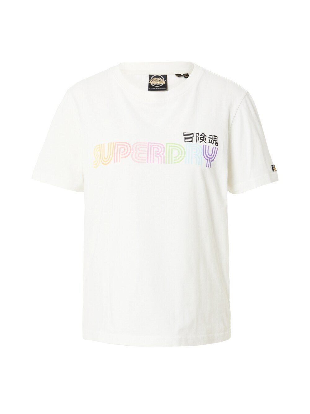 

Рубашка Superdry Vintage Retro Rainbow, экрю