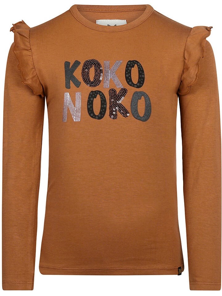 

Лонгслив Koko Noko, светло-коричневый