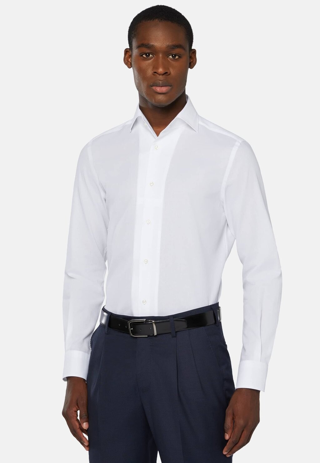 

Элегантная рубашка REGULAR FIT DOBBY Boggi Milano, белый