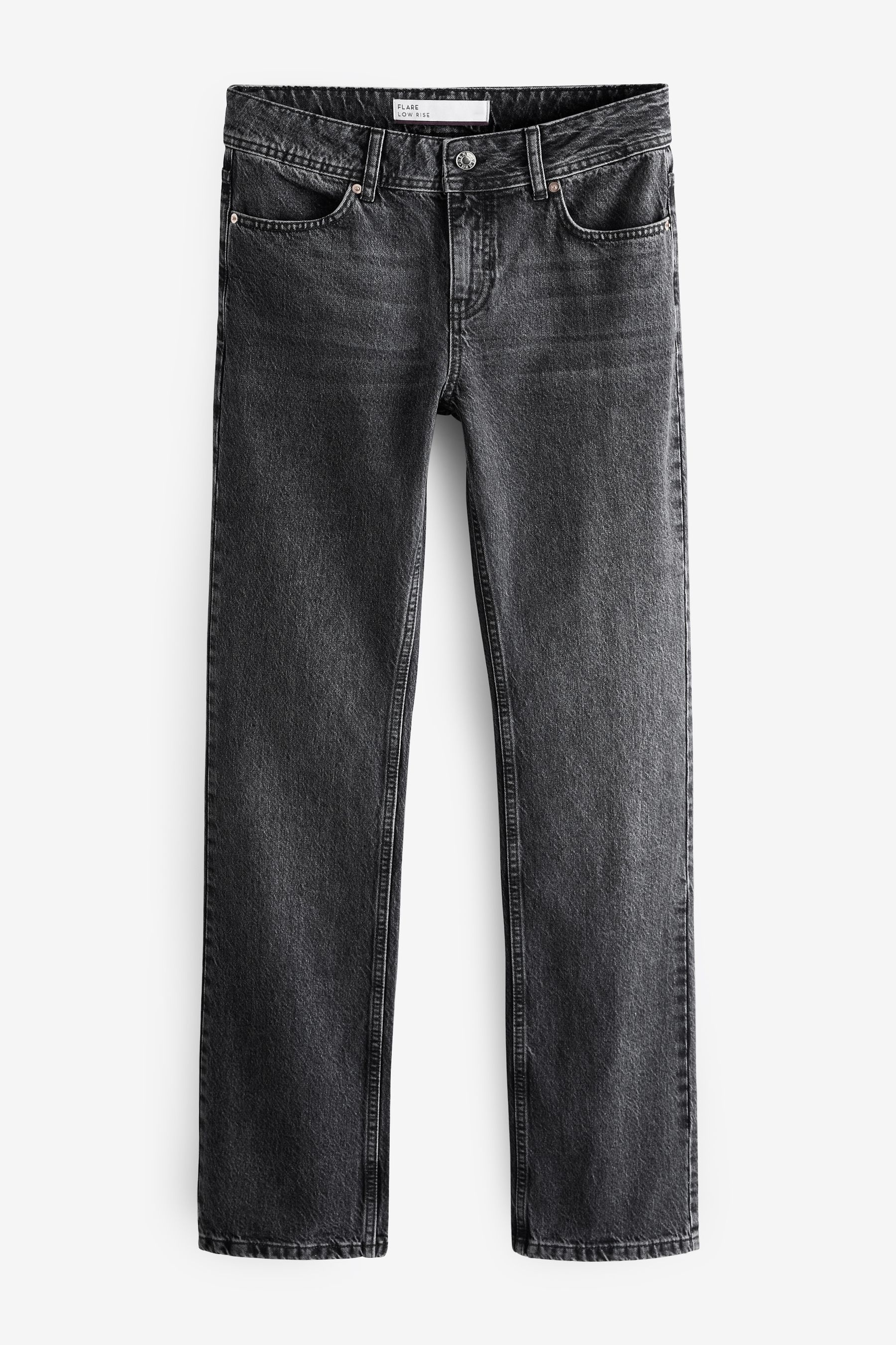 Свободные широкие джинсы с заниженной талией Next, черный