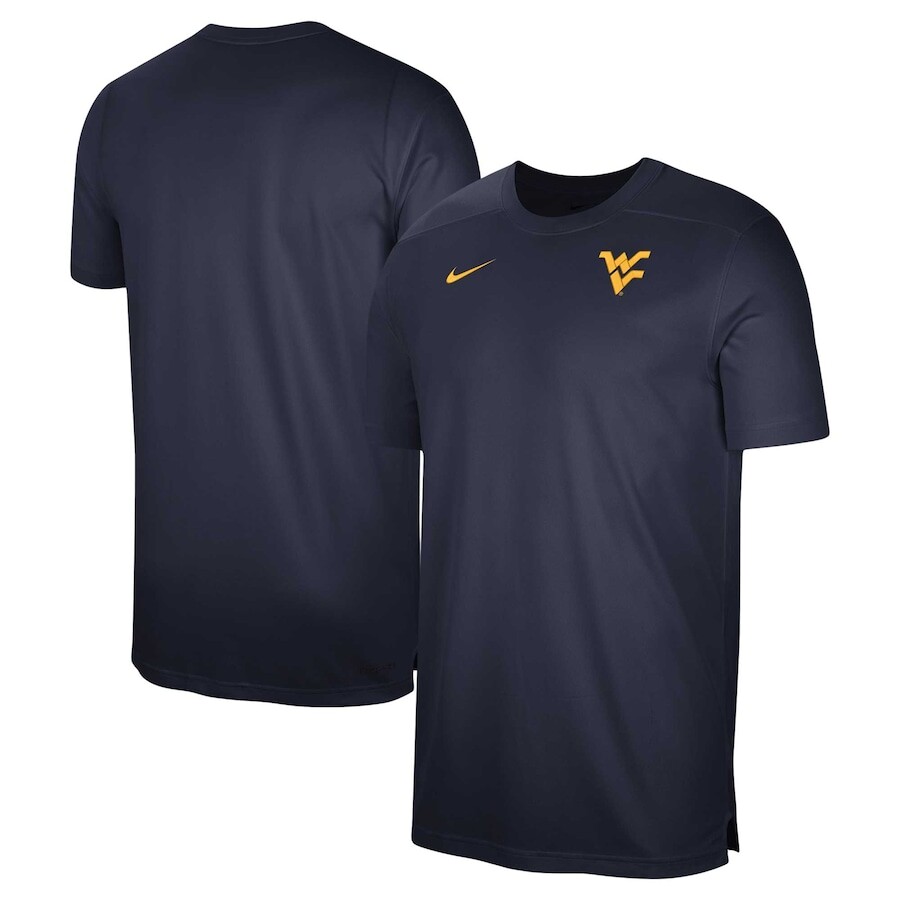 

Футболка с коротким рукавом Nike West Virginia Mountaineers, нави