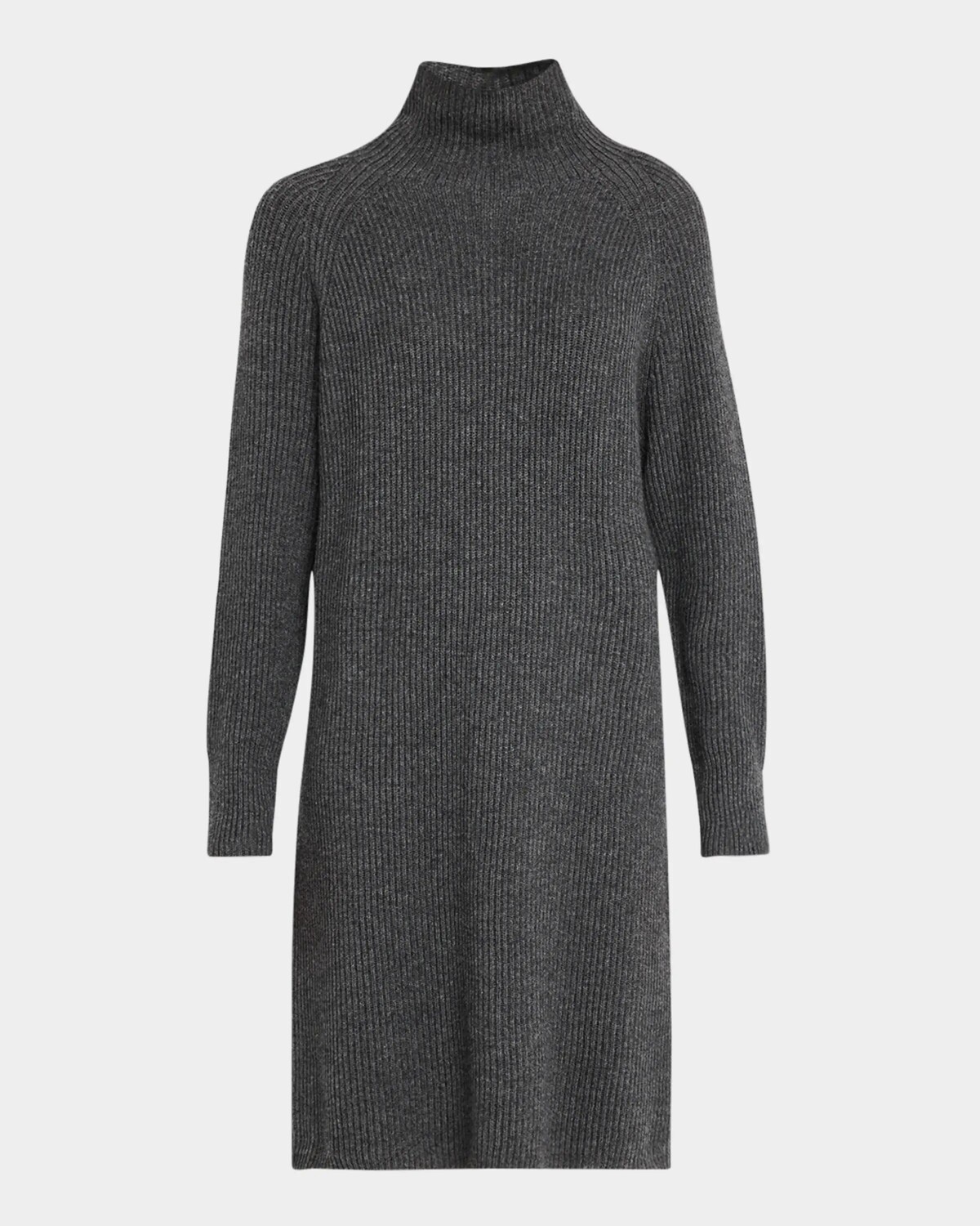 

Платье-свитер Ebridi в рубчик с водолазкой Max Mara Studio, цвет Medium Grey