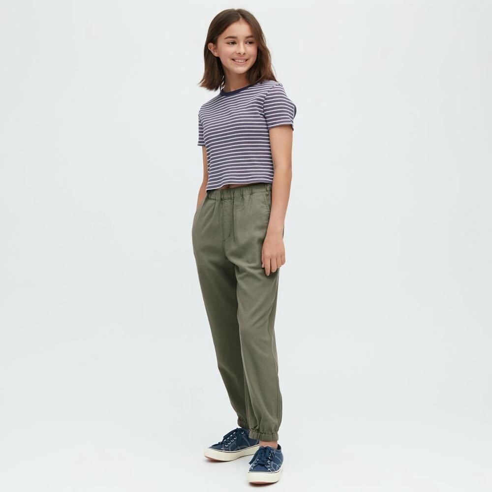 

Брюки унисекс Uniqlo, оливковый