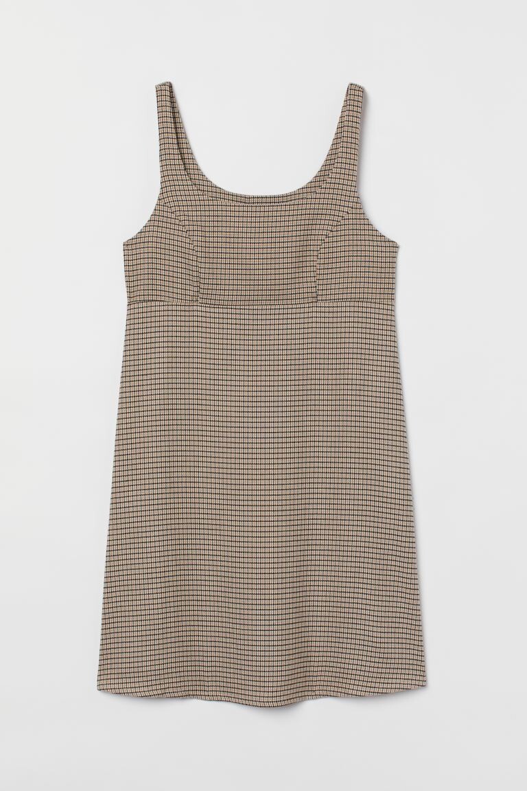 

МАМА Платье без рукавов H&M, бежевый/клетчатый