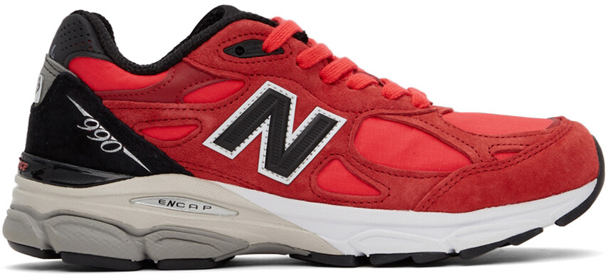 

Красные низкие кроссовки Made In US 990v3 New Balance