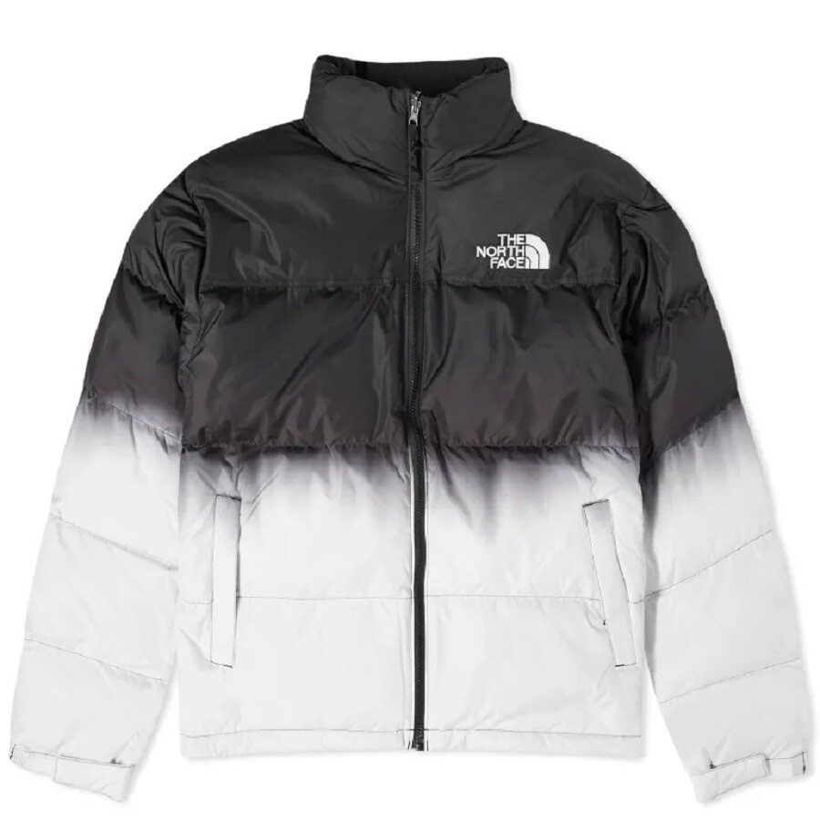 

Пуховик The North Face 96 Nuptse Dip Dye, черный, белый