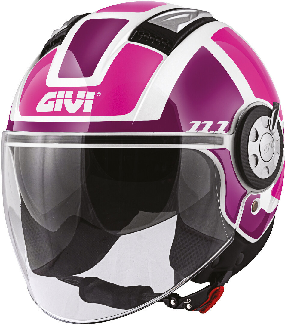 Шлем женский GIVI 11.1 Air Jet-R Class реактивный, розовый шлем женский termit rebel розовый