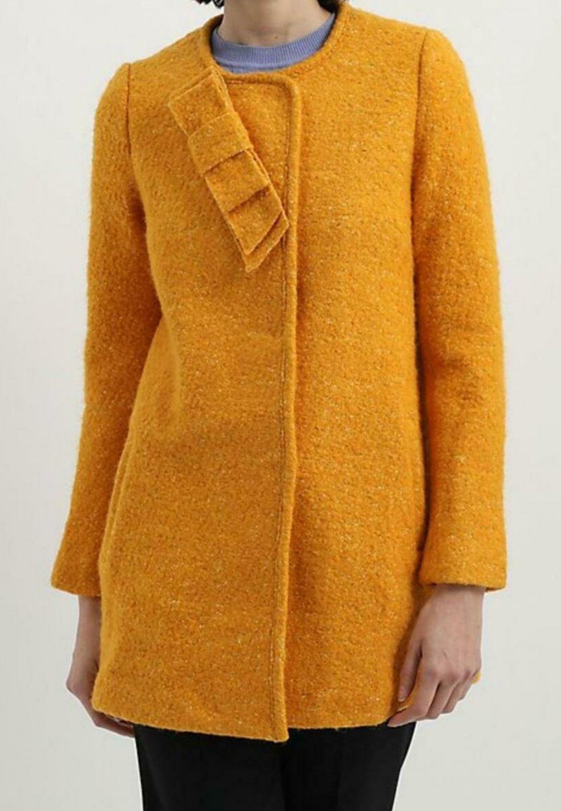 Пальто короткое Sense, желтый цена и фото