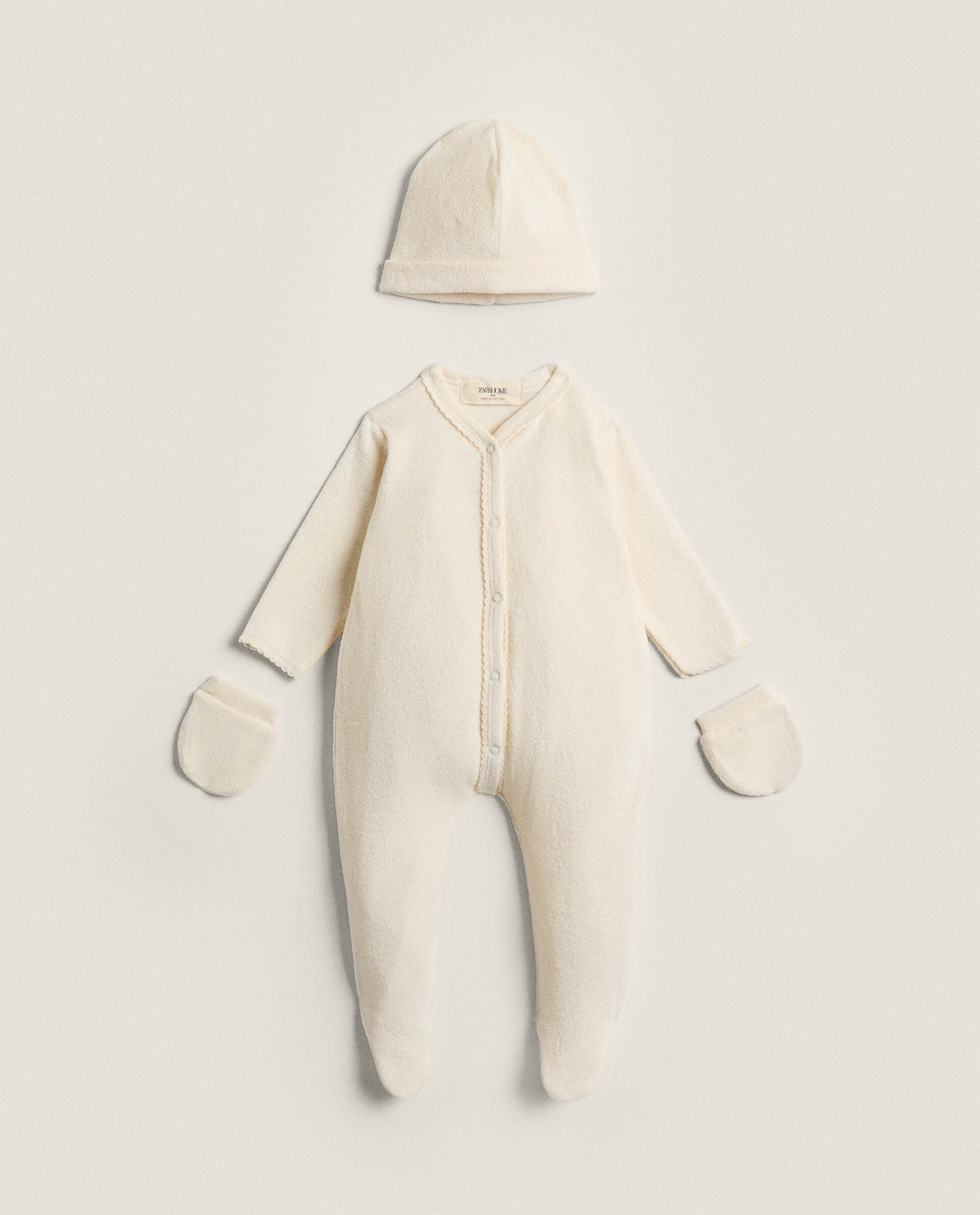 цена Комплект для новорожденных Zara Home Star Print, белый