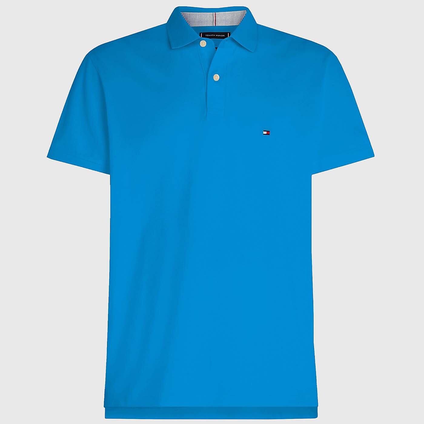 

Поло Tommy Hilfiger Classic Fit 1985 Stretch, ярко-голубой