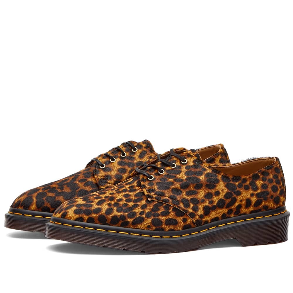 

Кроссовки Dr. Martens Smiths 4 Eye Shoe in Leopard