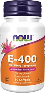 

Витамин Е-400 Now Foods 50 капсул