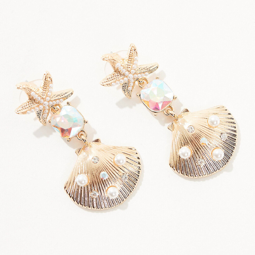 

Серьги ALDO Seashelle, золотистый
