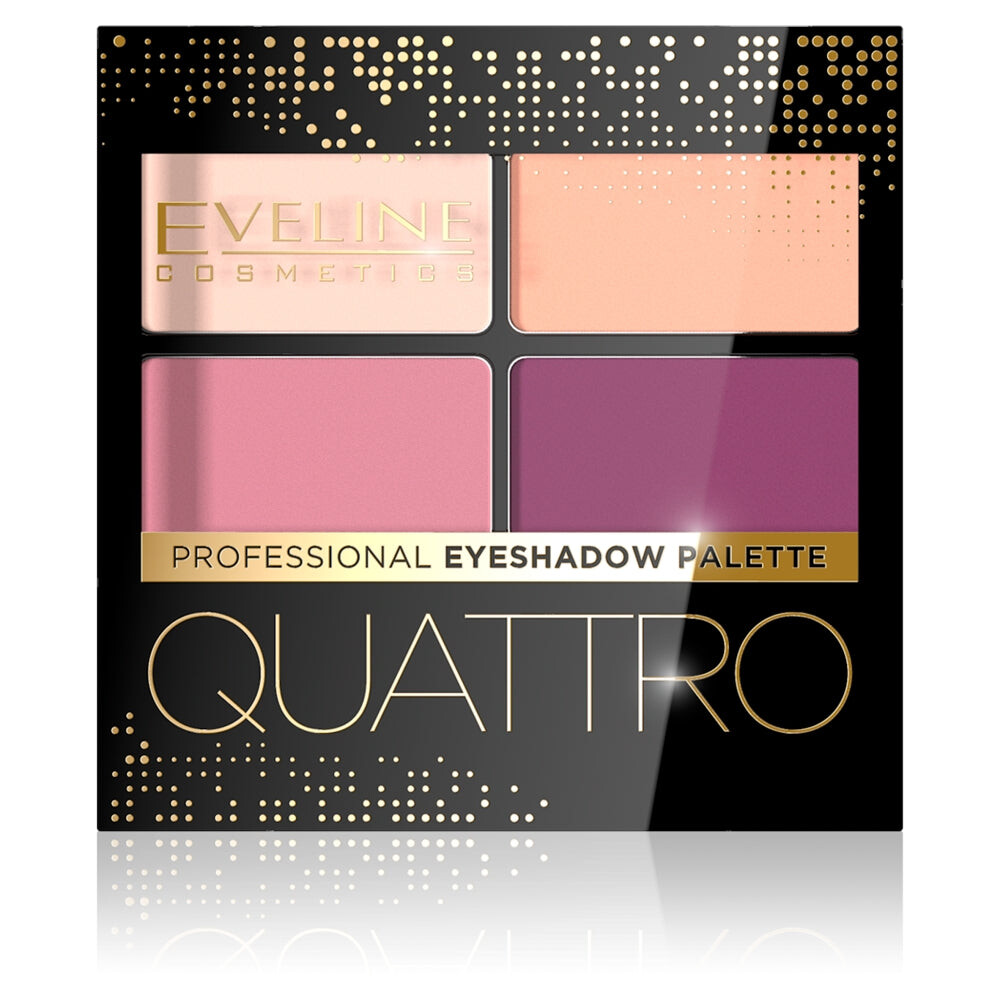 

Eveline Cosmetics Палетка теней для век Quattro Professional Eyeshadow Palette 03 3,2 г