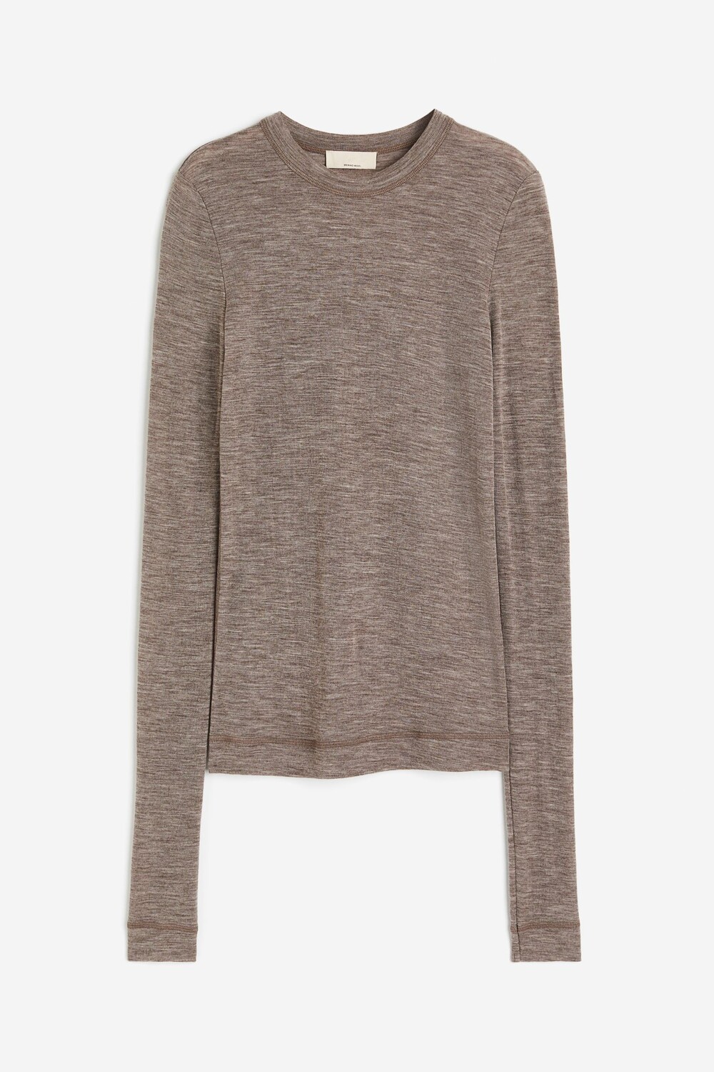 

Топ H&M Merino Wool, коричневый