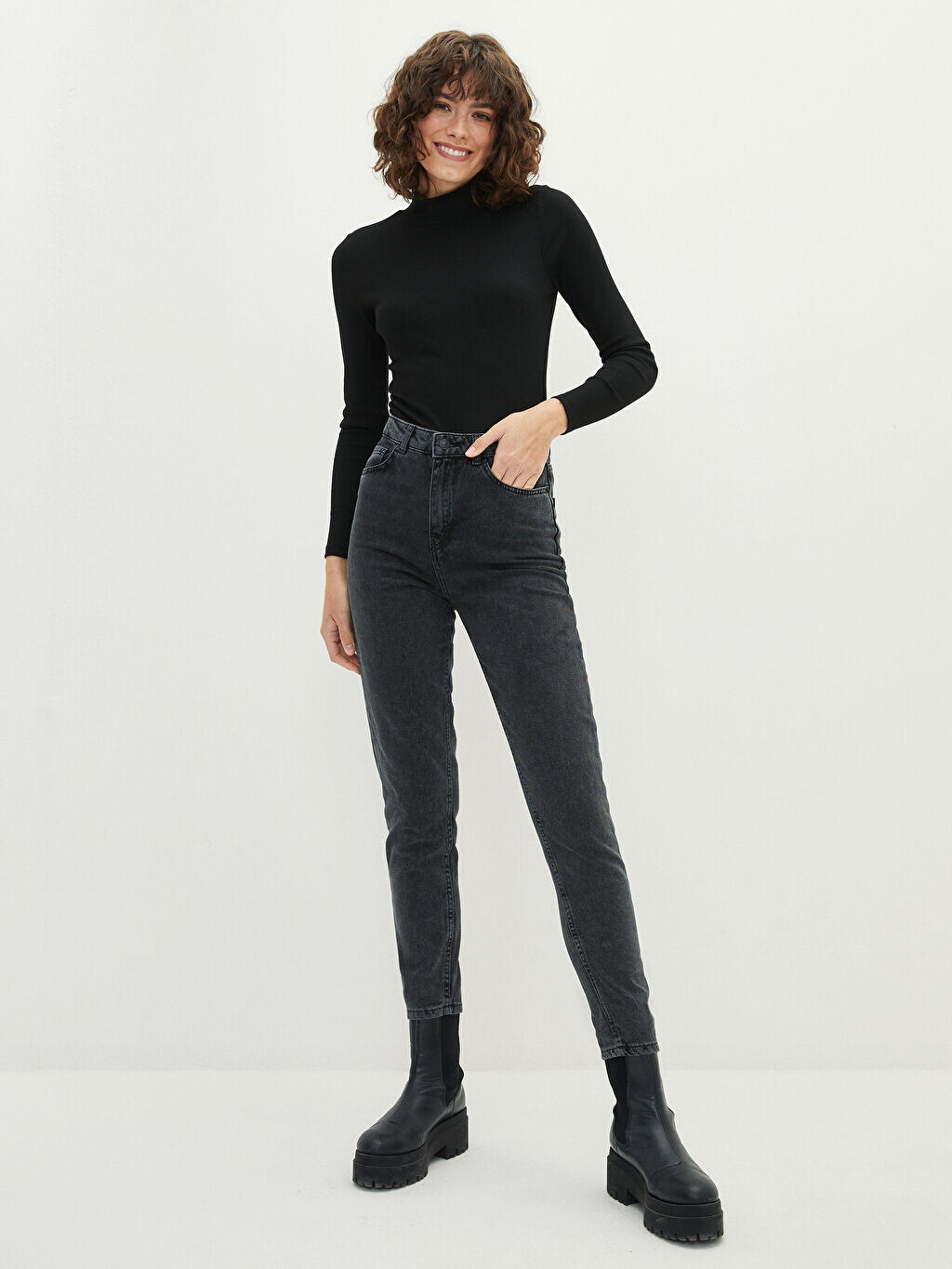

Женские джинсы Rodeo с завышенной талией и карманами с высокой талией LCW Jeans