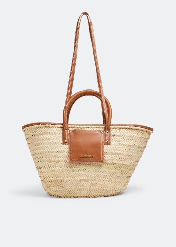 

Сумка-тоут JACQUEMUS Le Panier Soli bag, коричневый