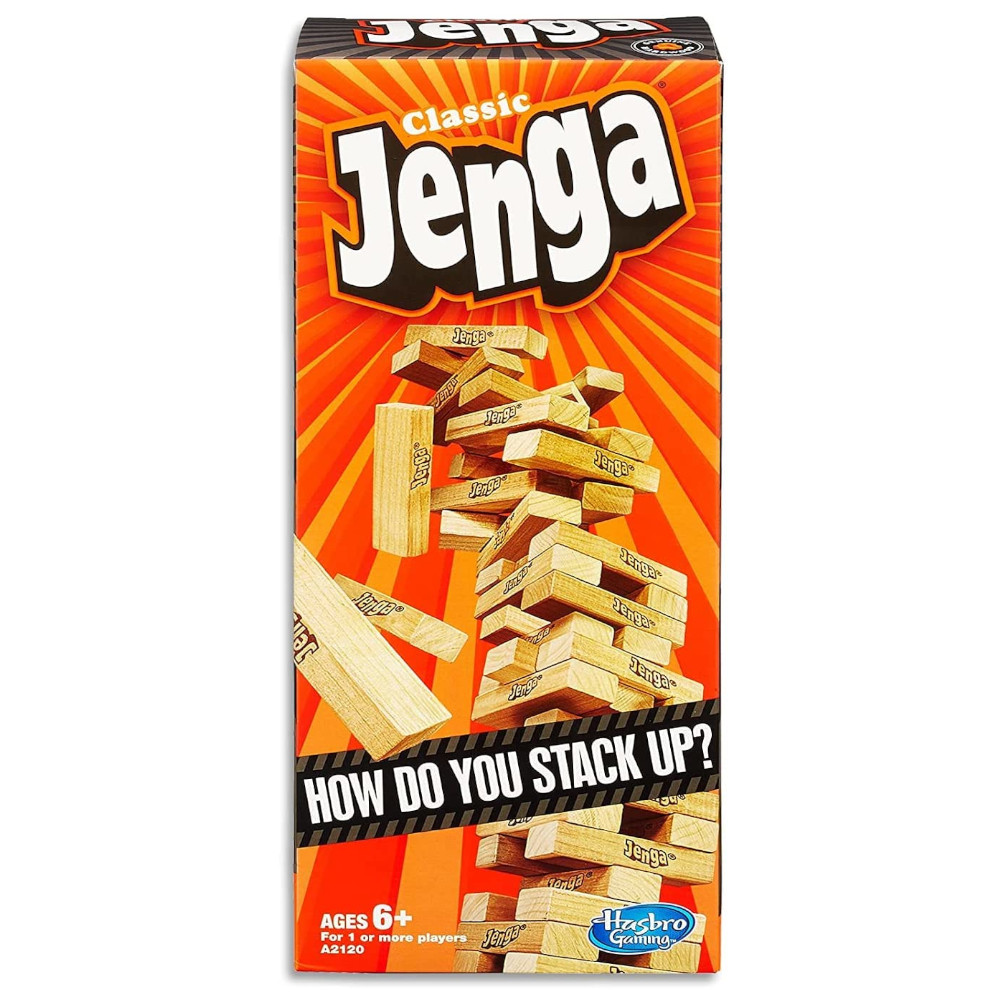 Настольная игра Hasbro Gaming: Классическая игра Jenga Classic Game настольная игра jenga orange