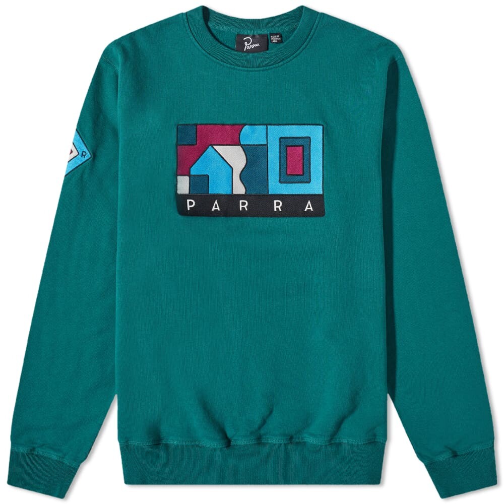 

Толстовка By Parra Blockhaus Crew Sweat, Зеленый